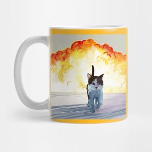 Cool Cats don't look at explosions Mug
